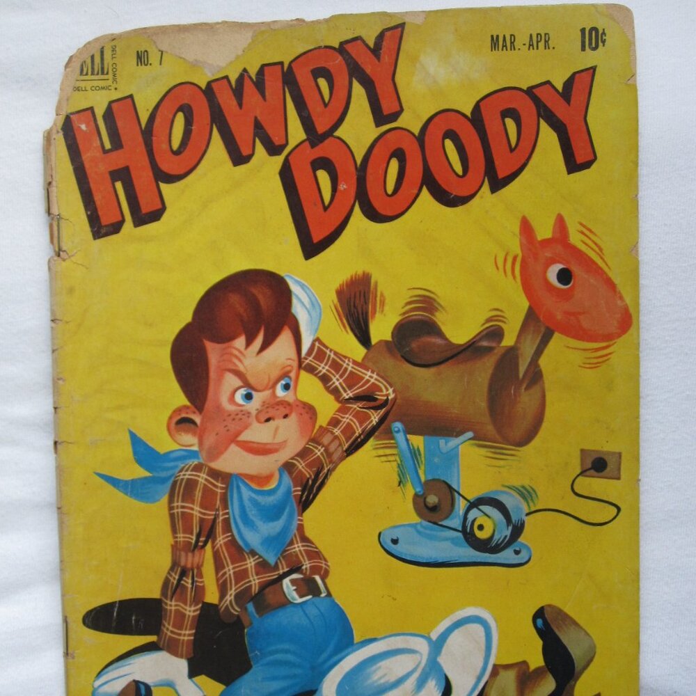 1951 Dell Comic Book: Howdy Doody #7, 10c cover